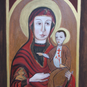 Gulybán_Andrea_Máriapócsi Madonna